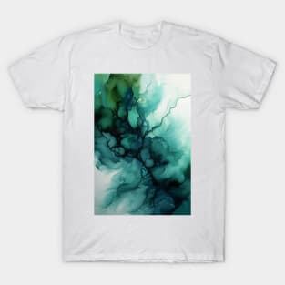 Forest Fantasy - Abstract Alcohol Ink Art T-Shirt